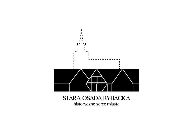 Logo czarno białe z nazwą i hasłem